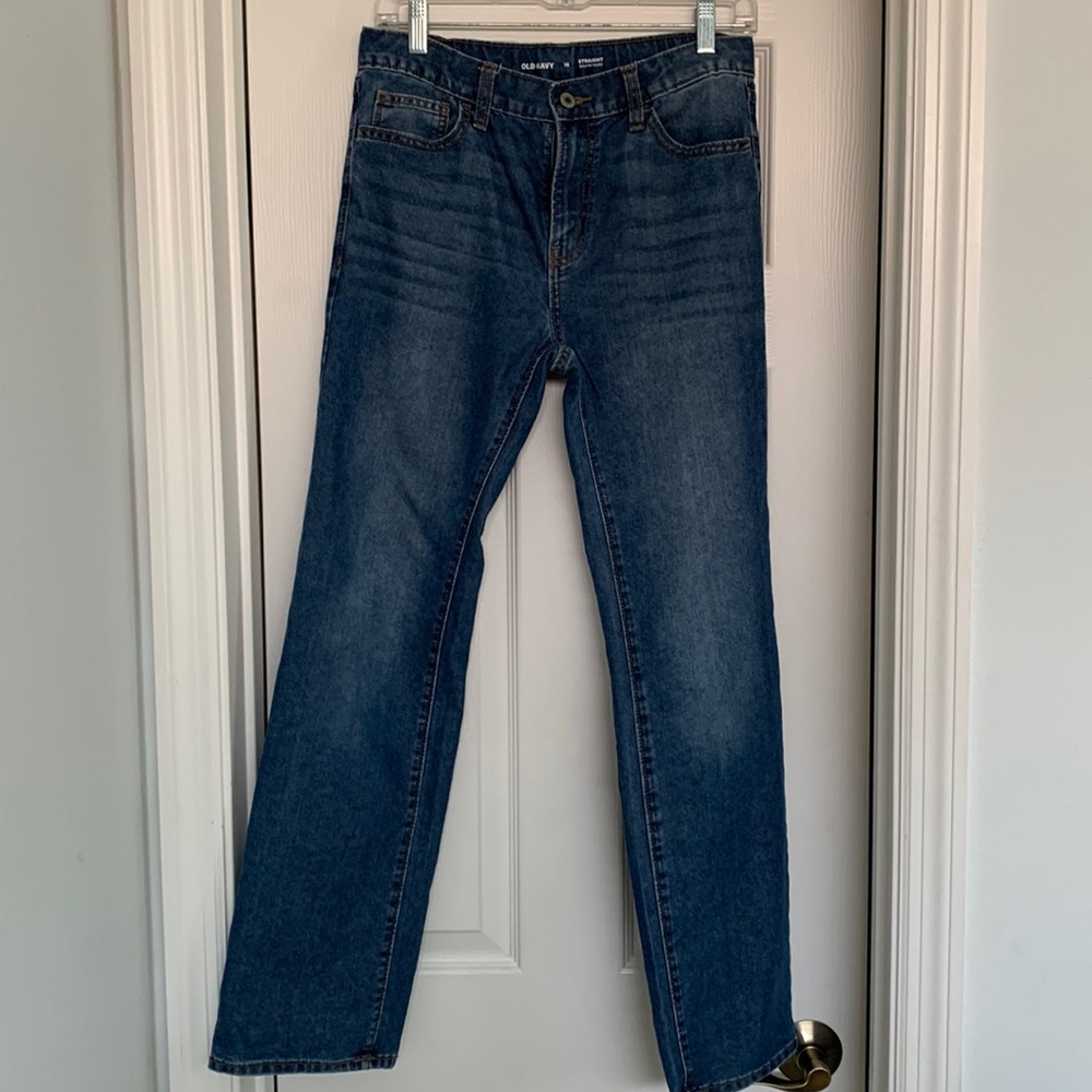 Old Navy Straight Jeans. Boys size 16